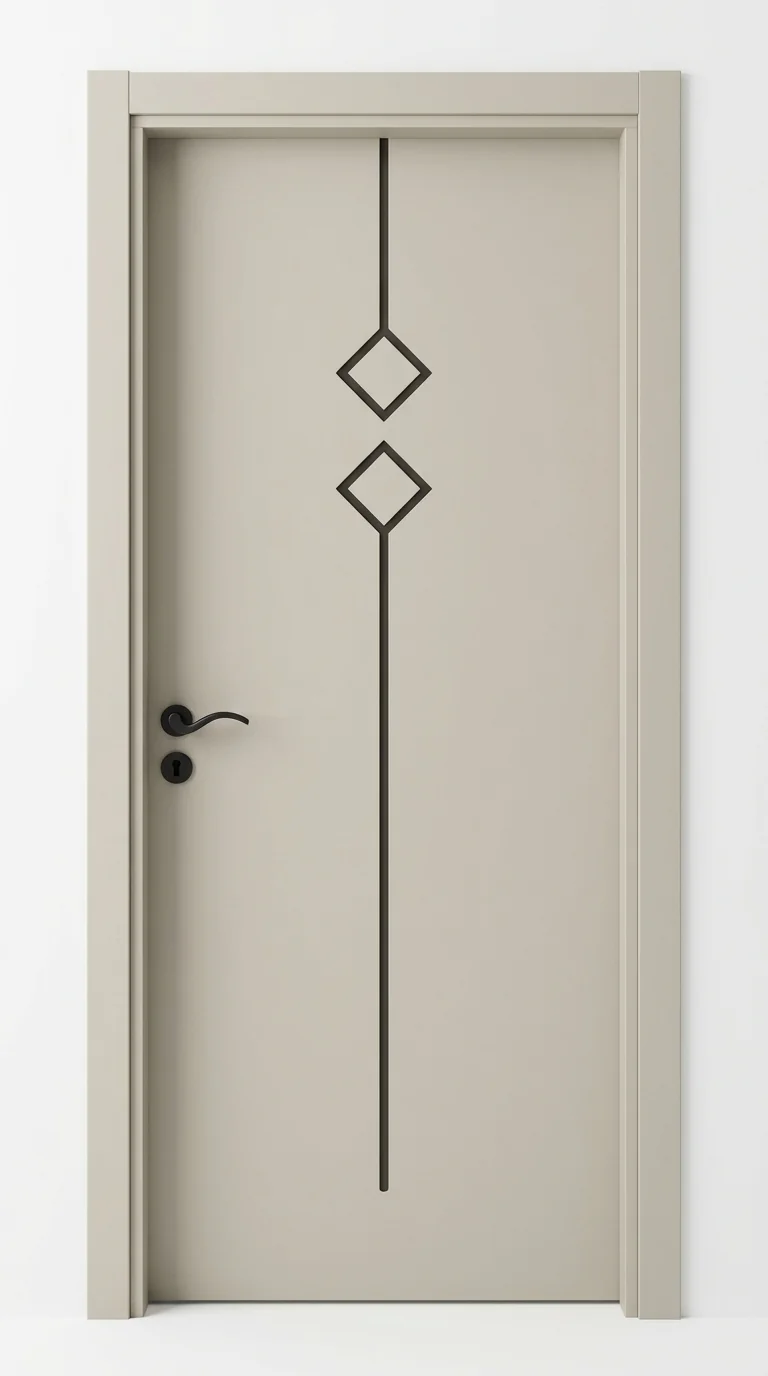 درب داخلی اتاق و سرویس پلی وود روکش PVC کد 5161