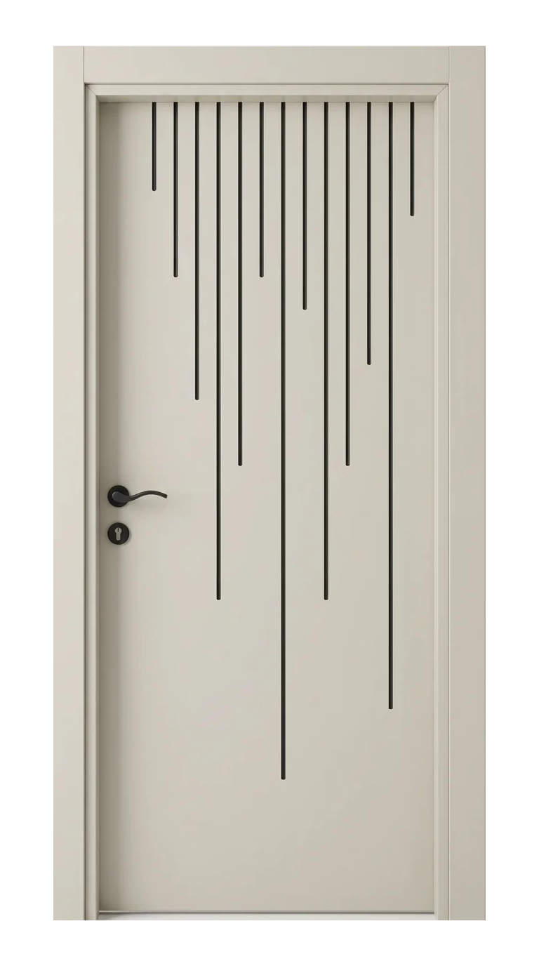 درب داخلی اتاق و سرویس پلی وود روکش PVC کد 5252