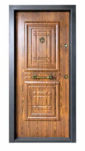 درب ضد سرقت آبنوس فلز دکورال کد 6022
